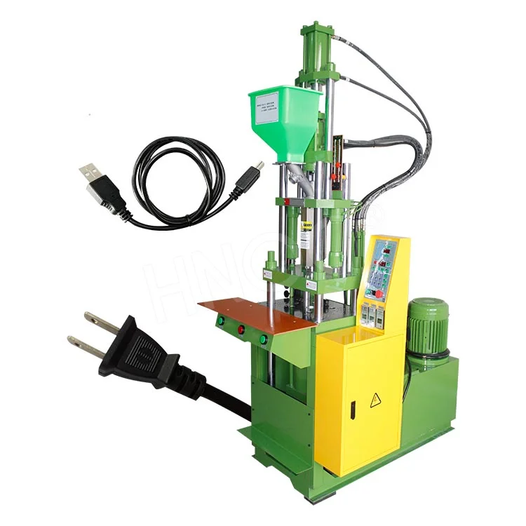 HNOC Mini USB Cable Spectacle Frame Injection Moulding Machine Charger Molding Machine for Data Cable