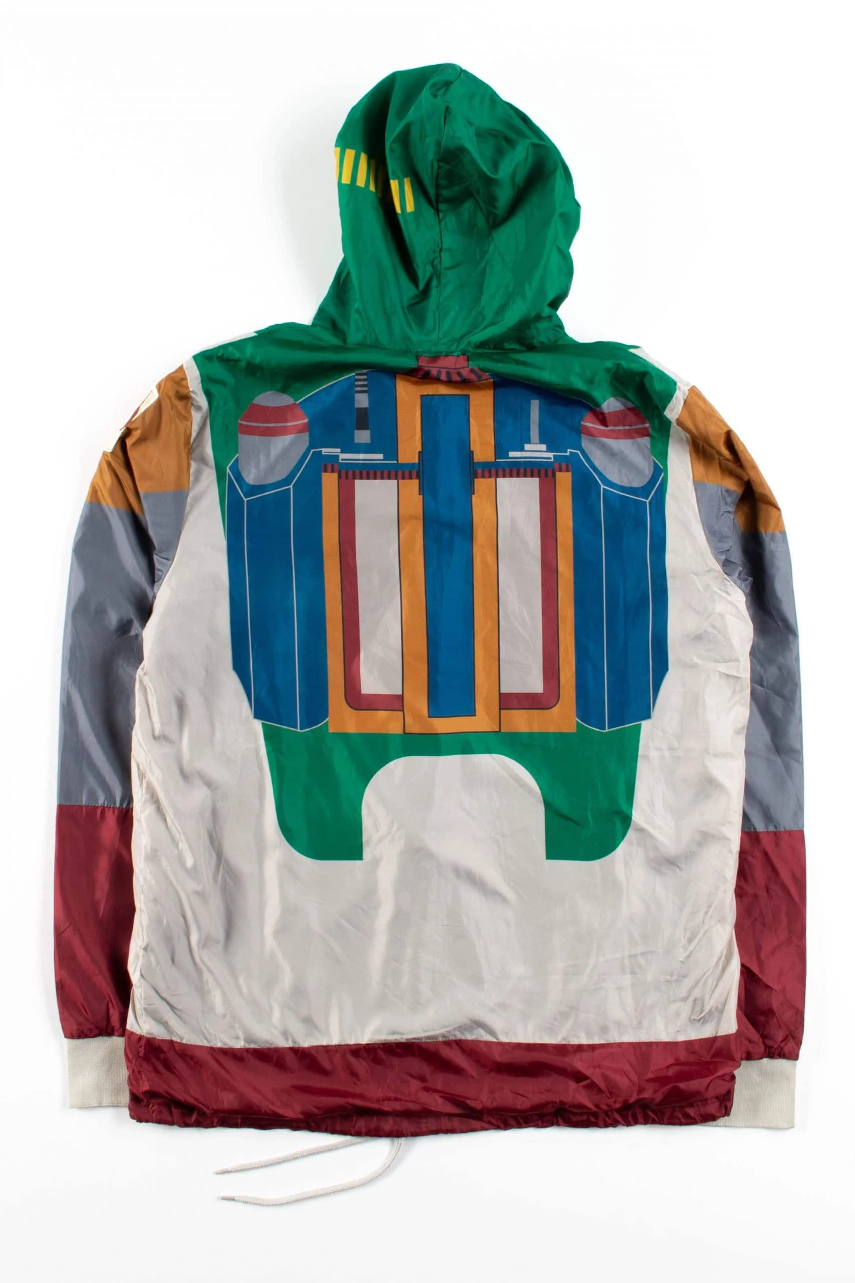Vintage Custom 80s 90s College Patchwork Jacket Sport Wear Clothing Winter Retro Jacket College Windbreaker Jacket for Men gallery 2