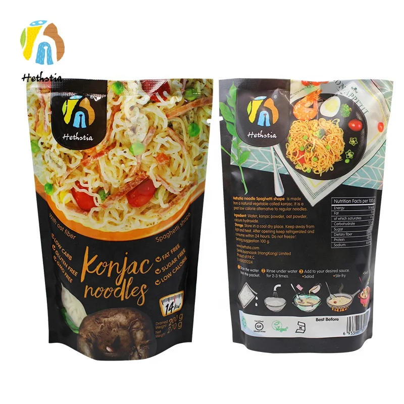 Готовая к употреблению безвкусная Коньячная овсяная лапша здоровое питание низкие калории паста keto