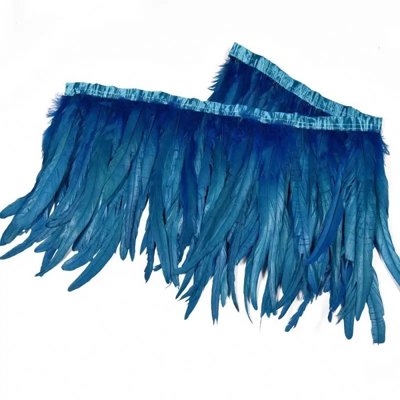 Ruban à franges en soie - 15 cm - Pour couture, bricolage, vêtements, costumes, rideaux, décoration - Orange fluo