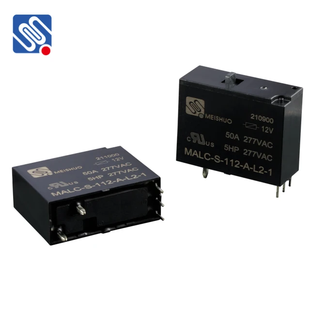 Meishuo MALC Miniature Electromagnetic Light Control Relay 12V 4Pin & 24V 5Pin Options Sealed Protection
