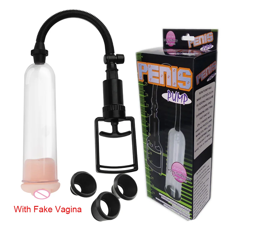 Bomba de vacío Manual para fortalecer el dispositivo extensor de refuerzo, masaje para hombres_voghion.com
