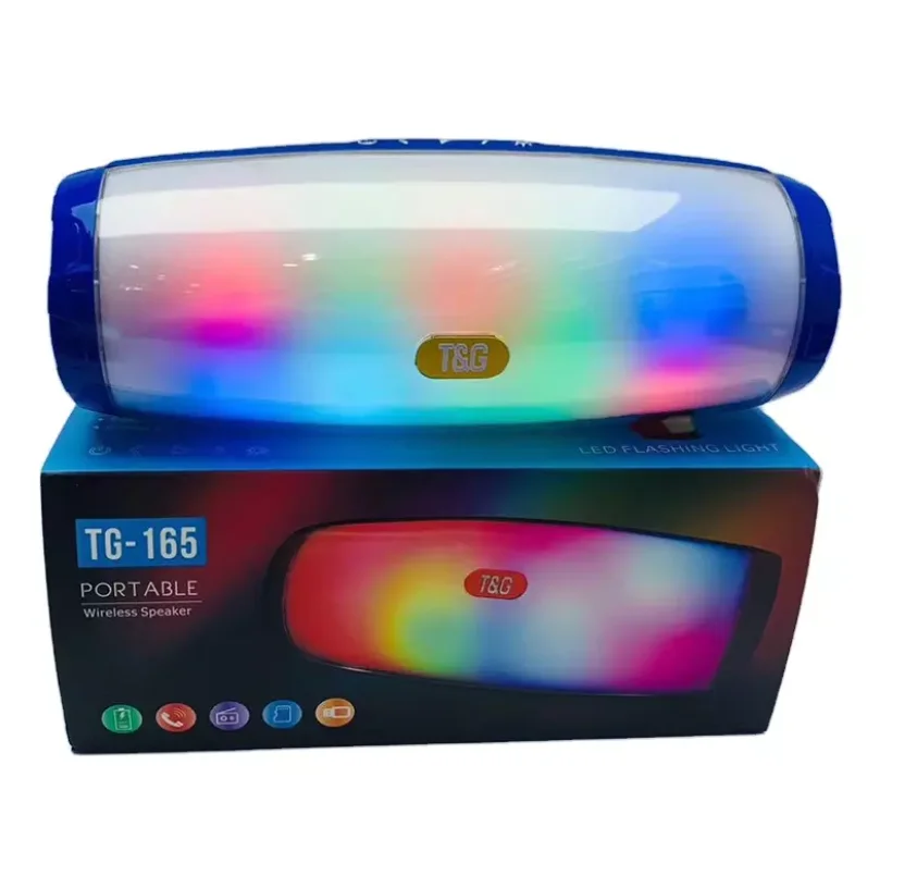 Hot sale high quality TG165 Led Light Smart Wireless Speaker outdoor waterproof BT speaker - ANKUX.COM