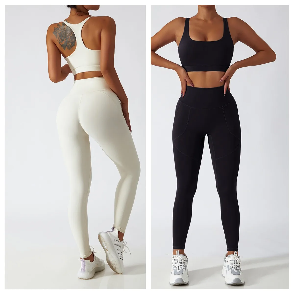 Wholesale Custom Recycled Nyoln Yoga Wear High Impact Sports Bra Gym Bra For Women Fitness Sport