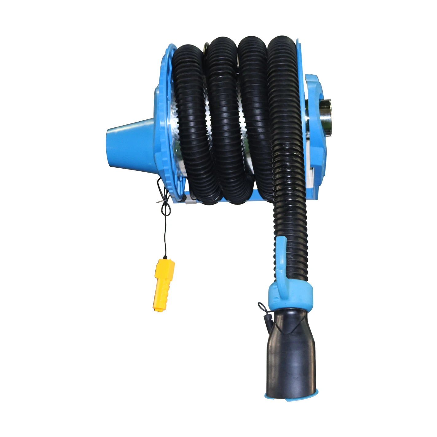 Полностью автоматический беспроводной контроль автомобильный гараж выхлопной шланг катушка транспортного средства оборудование