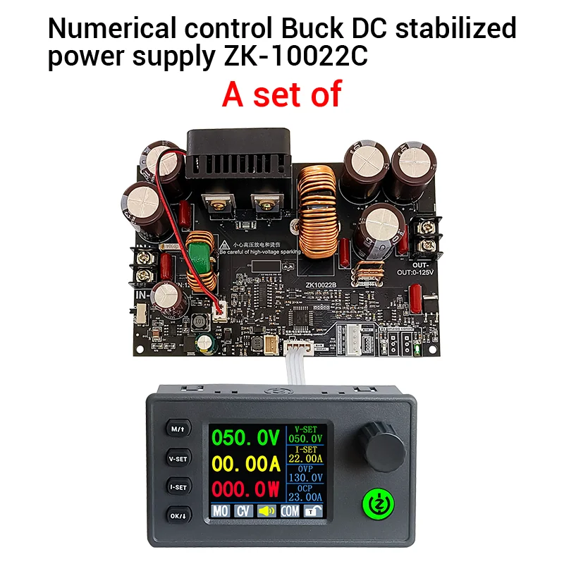 WUZHI 10022C Color Screen CNC Step-down DC Regulator Power