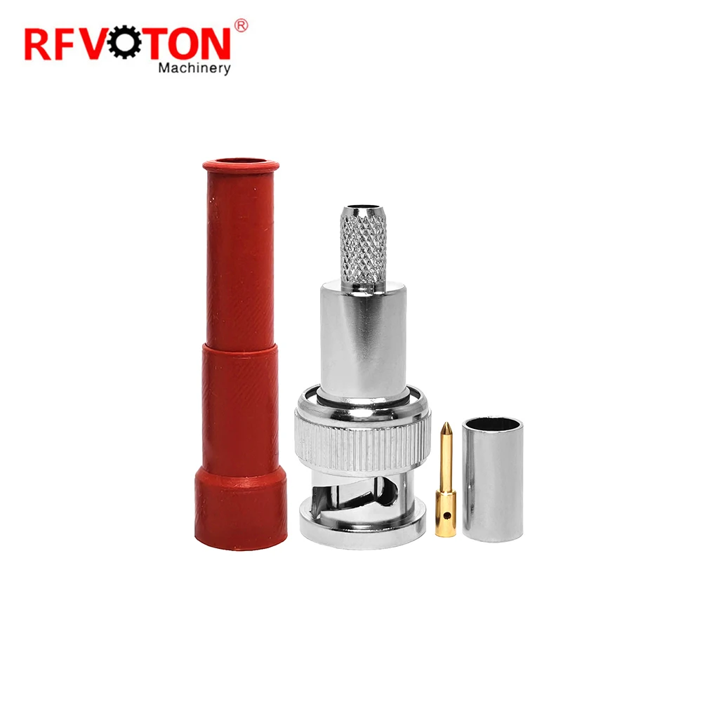 Factory Supply SHV Male Plug  High Voltage Connectors 3000V for Rg58 Copper Rf Coax Coaxial Connector Rohs in Stock