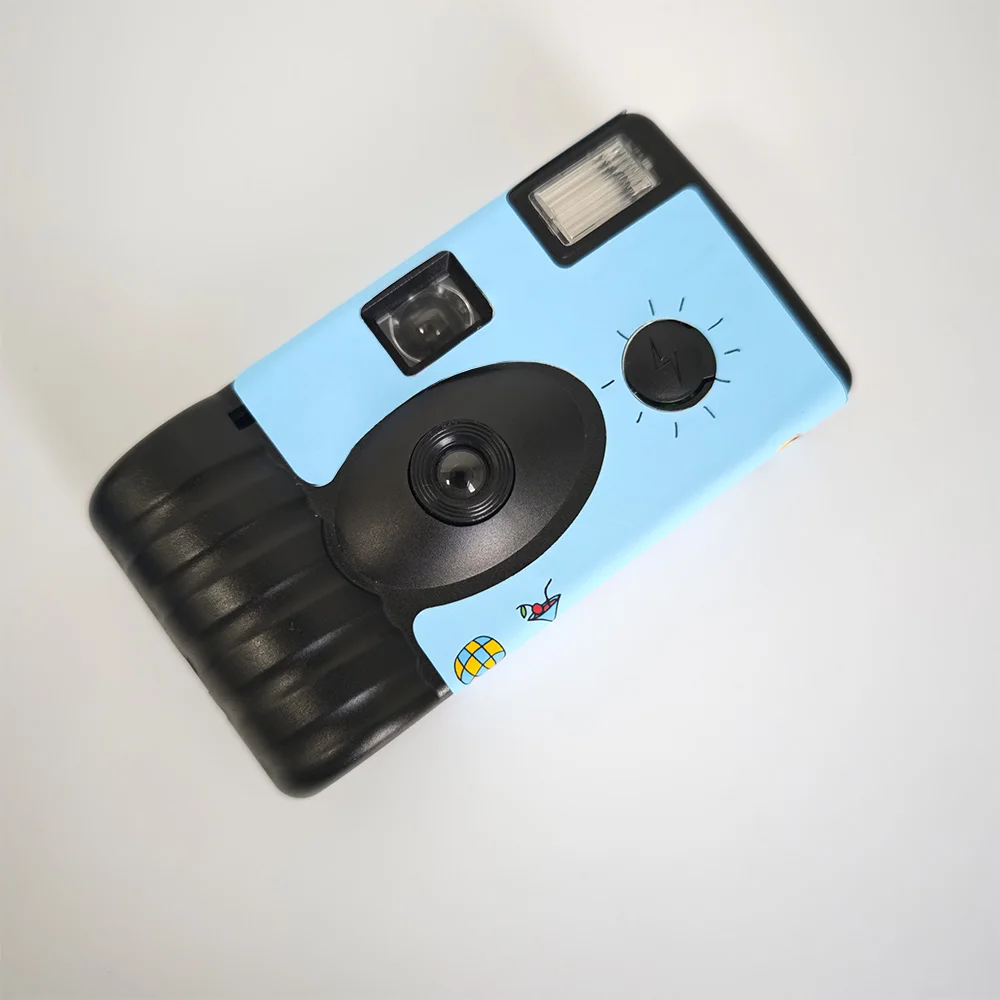 Factory Custom Cheap Film Camera Disposable One Time Single Use 35mm Classic Promotional 17 Films Inside With Flash