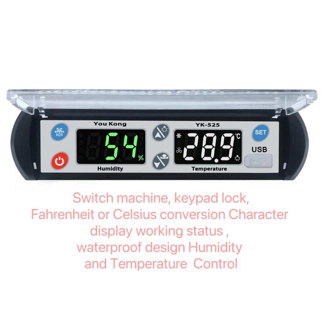 Controller Digital Temperature Humidity/automatic Temperature And