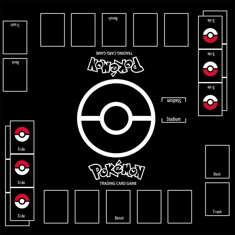 Trainer Rosa Pokemon Themed Playmat Trading Card Overlay Gaming Large Mat 