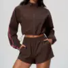 Veste + short marron