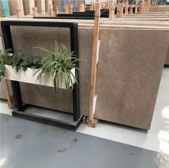 product modern villa design beige limestone slabs outdoor project exterior wall cladding material block tile tumbled surface finishining-2