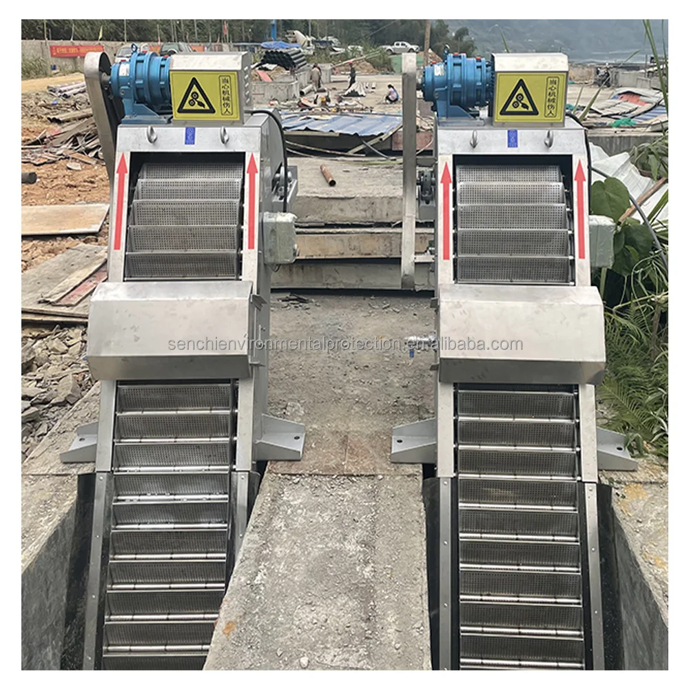 Stainless Steel Automatic Trash Rake 1-Year High Quality Hydro Power ...