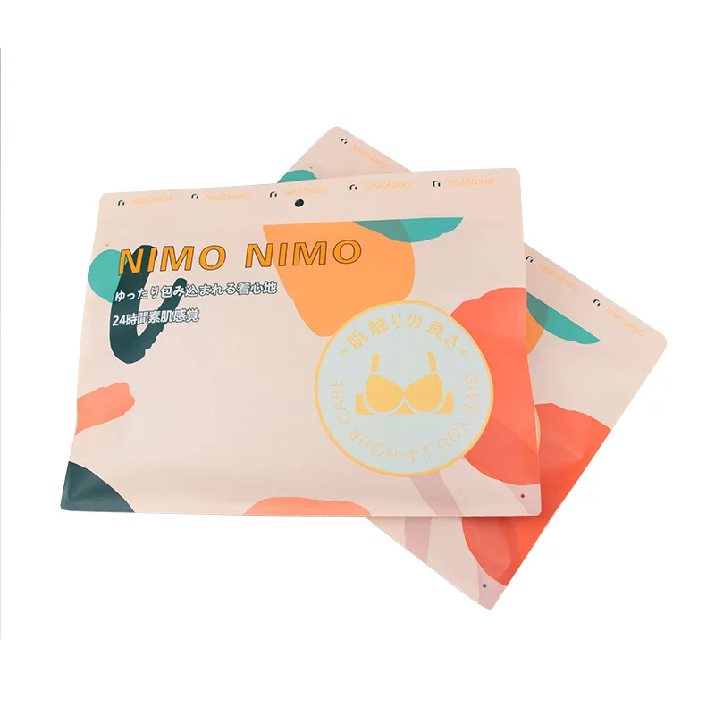 Manufacturers Direct Selling Frosted Plastic Custom Printed Biodegradable Reusable Ziplock Bag For Clothes Packaging