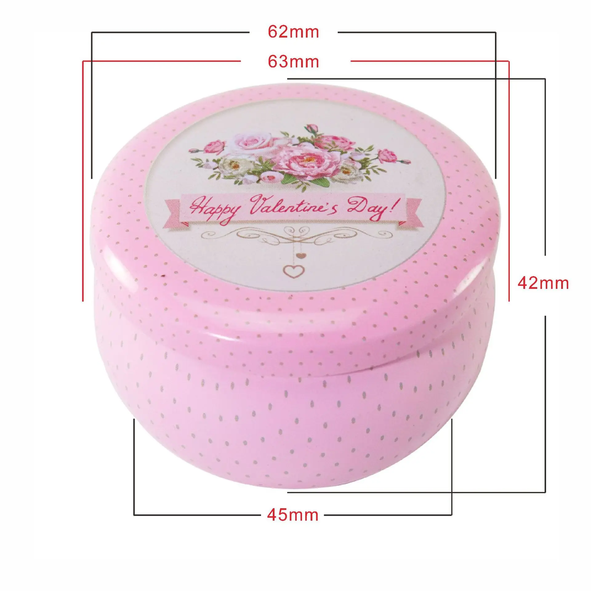 Wholesale Handmade Dried Flower Fragrance Candles Colorful Crystal Tin