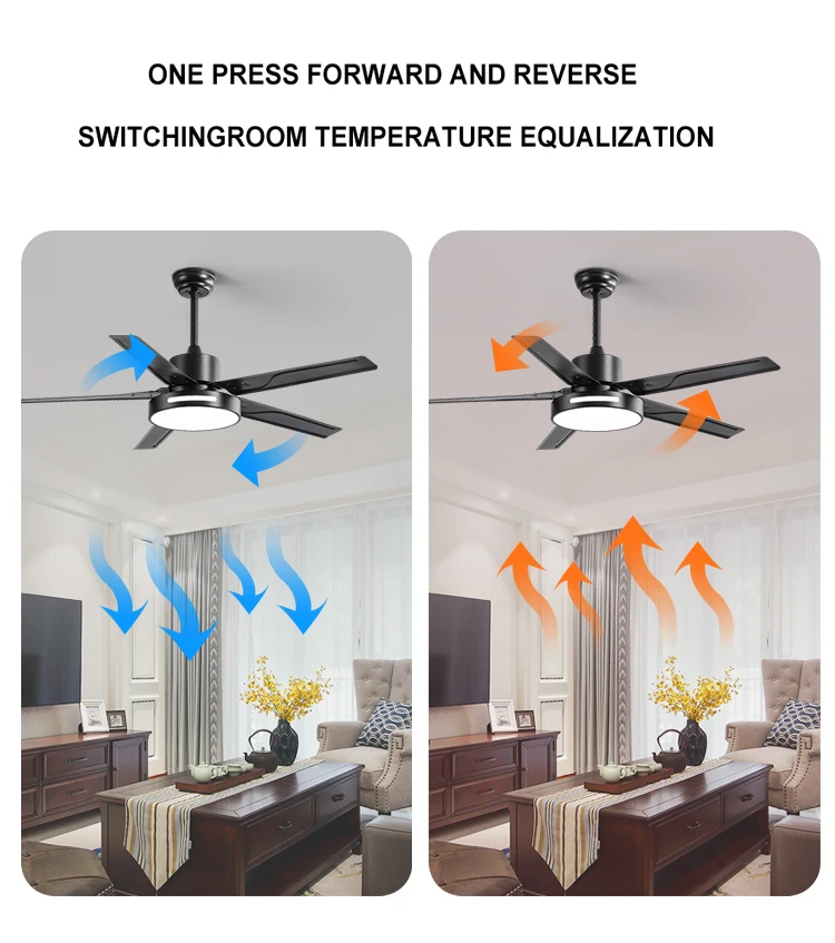 Kebaishi Three Color Ceiling Fan Remote Control Commercial Living Room