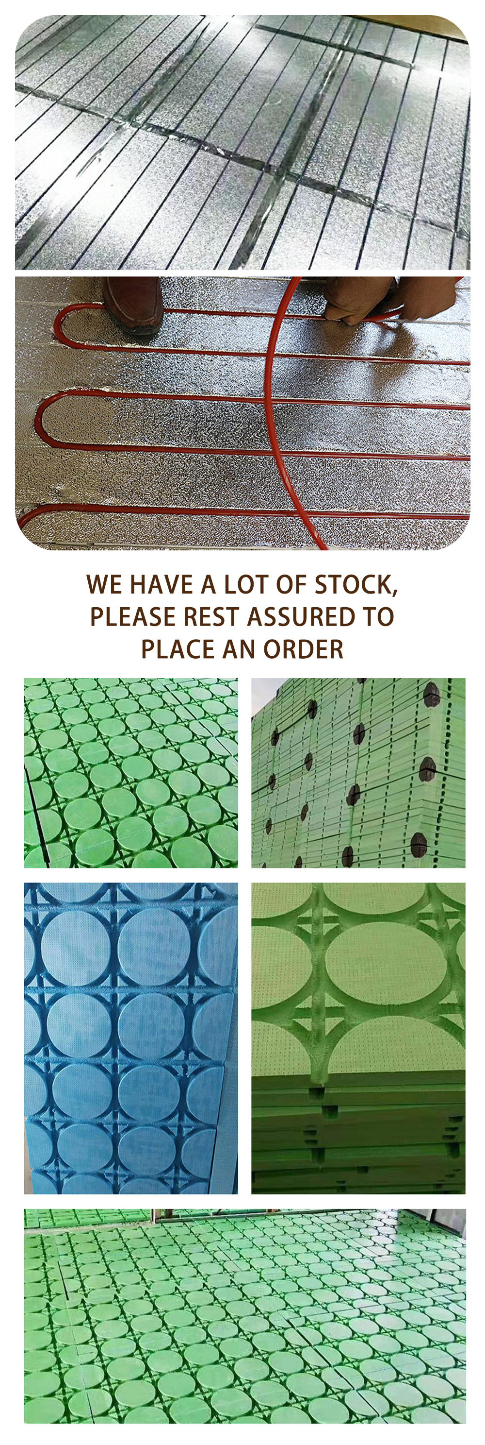 Insulated Radiant Floor Heating Foam Board For Pex Tubing Buy