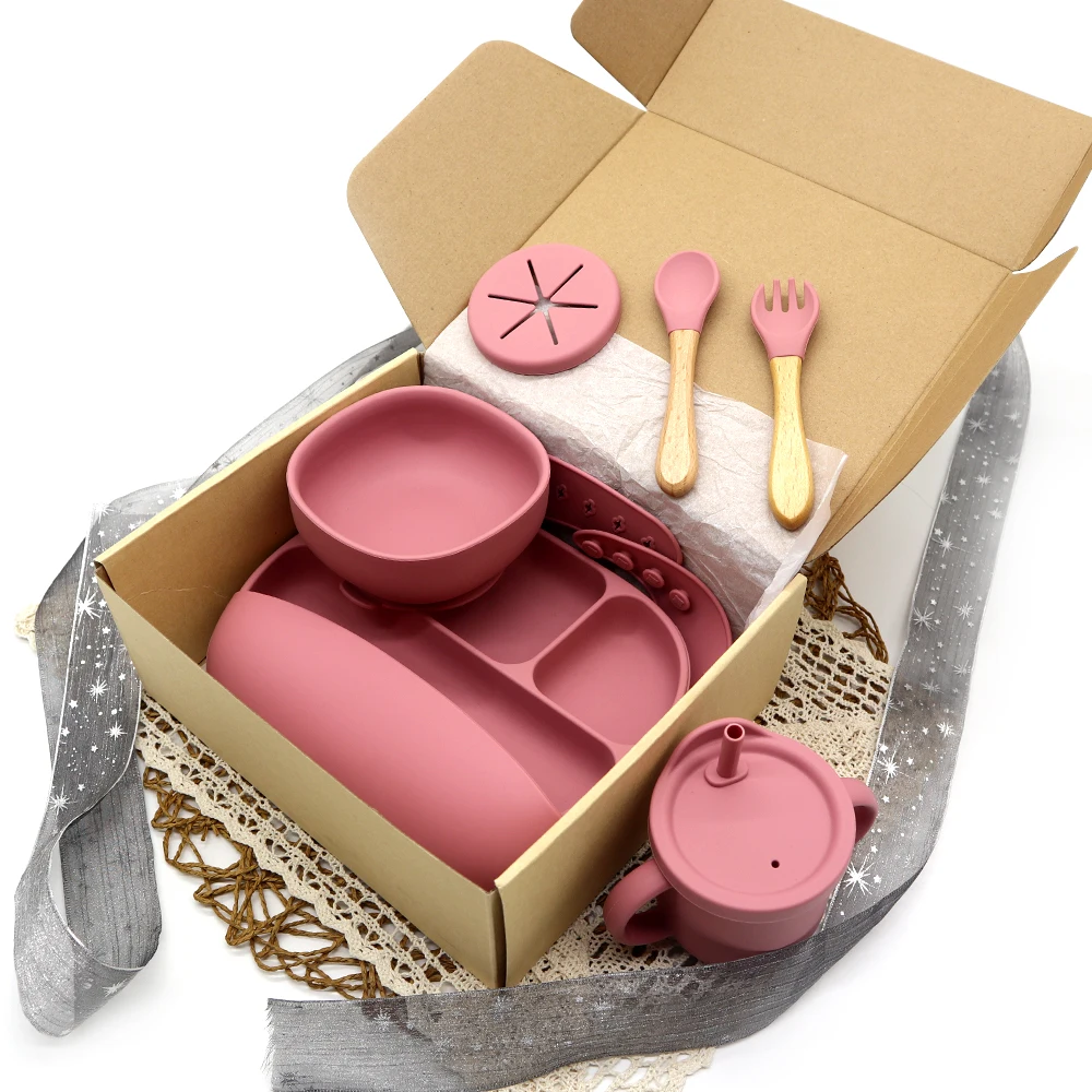 Wholesale Baby Feeding Dinnerware Set Soft Spoon Bpa Free Suction