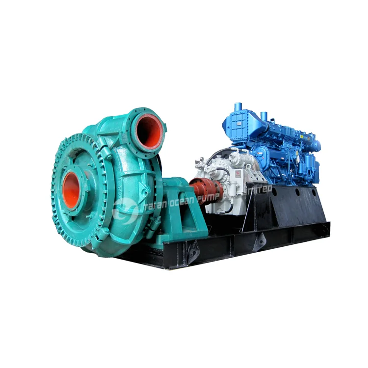Pond Cleaning Small Machine Sand Transport Barge 4 6 8 10inch Sand Pump Soil Suction Pump