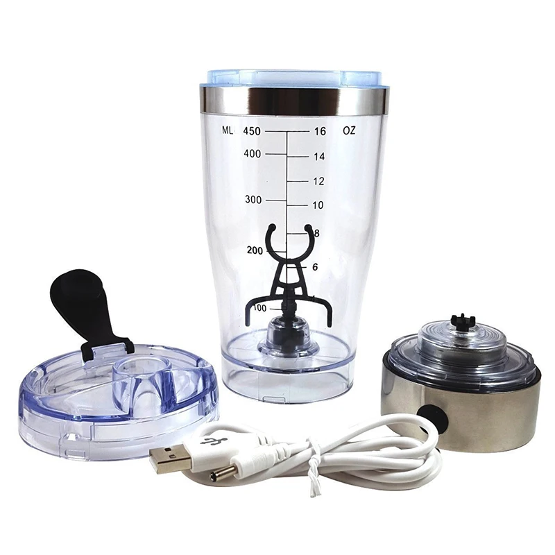 650ML USB Electric Automatic Mixing Cup Portable Protein Powder