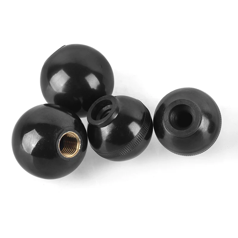 Wholesale and retail bakelite Ball Knobs ball handle plastic knob Female Thread for Industrial Machine