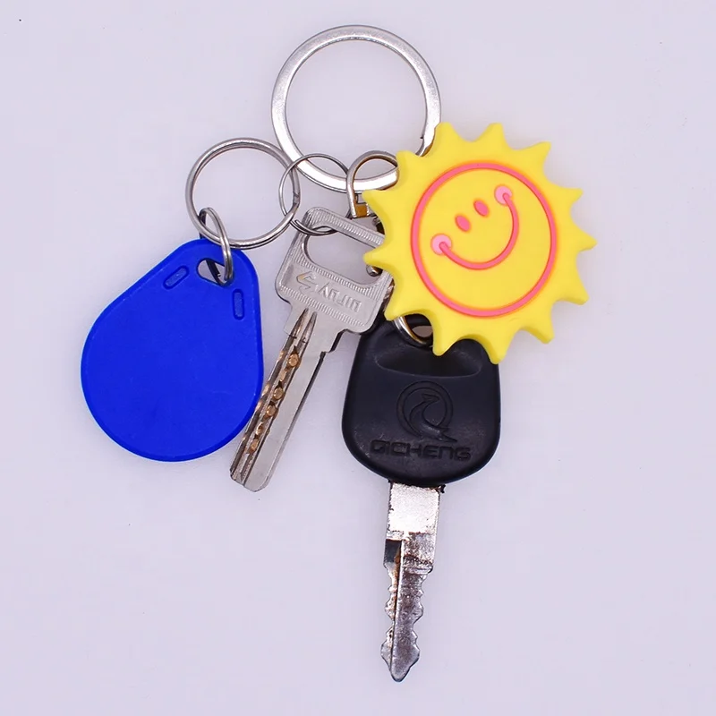 3D PVC Key Chain Women Gift Anime Cartoon Silicone Keychain
