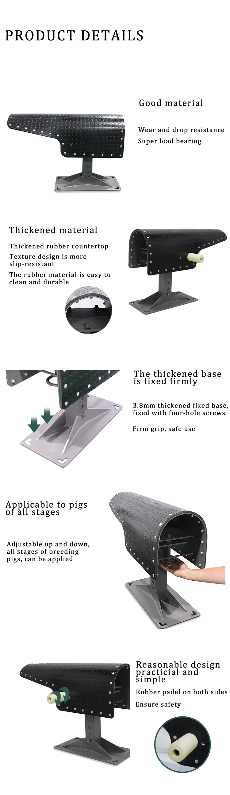 Rubber Surface Dummy Sow For Boar With Plastic Coating Mount For Pig ...