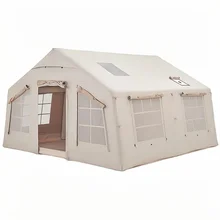 Custom Outdoor Two-Room Waterproof House Air Household Family Inflatable Camping Tent for Sale