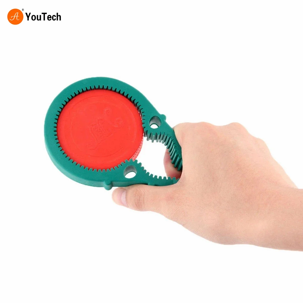 Portable Can Opener Multi Purpose Jar Lids Bottle Cap Grip Rubber