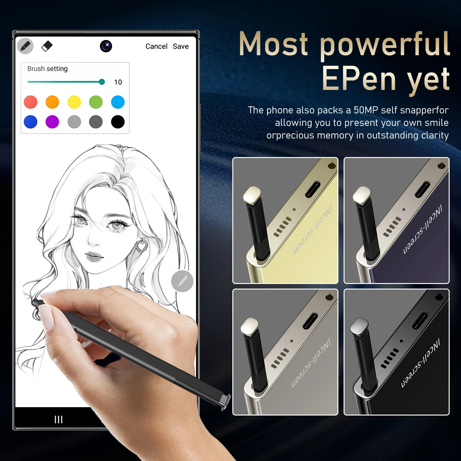 Best selling 5G smartphone S23 Ultra unlocked android 13 telephone cell phones smartphones 7.3 inch 16G+1TB mobile phones
