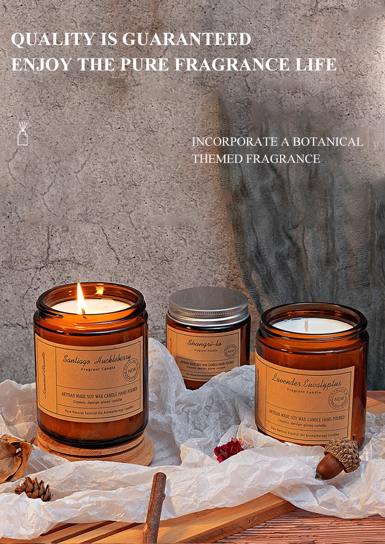 Candles Private Label Scented Candle Labels Printing Custom Glass