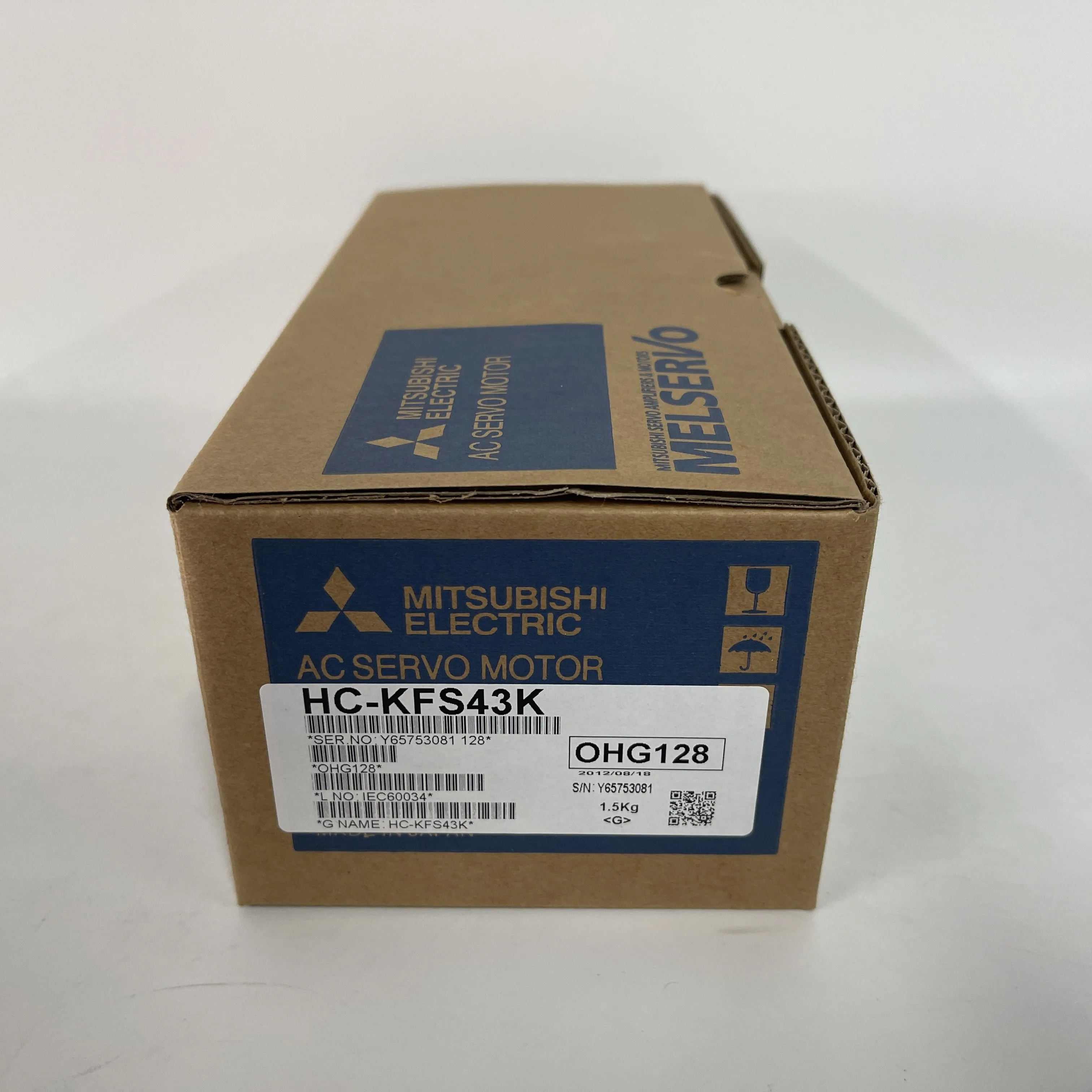 Mitsubishi AC Servo Motor HC-KFS43K