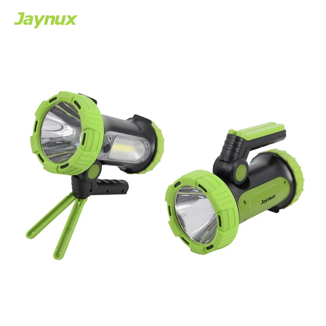 Super Bright LED Searchlight USB Rechargeable Flashlight Outdoor Handheld LED Spotlight Floodlight Torch Work Light