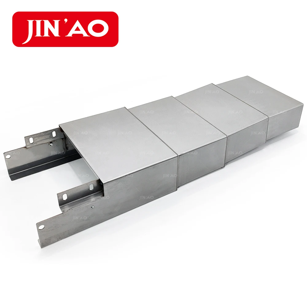 Preferential price customization stainless steel machine tool board bellows duct cover guide shield armored bellows cover