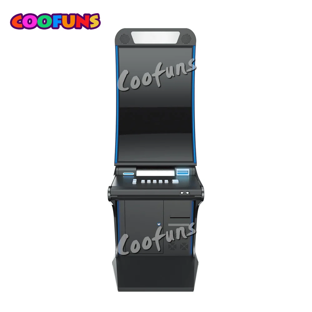 Hot Selling Metal Materials 43 Inch Curved LED Touch Monitor Skill Game Board Arcade Machine with Nudge Games