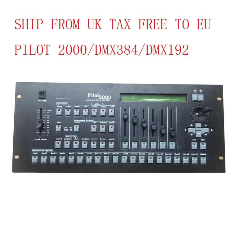 High Quality Pilot 2000 DMX Controller Pilot PCB Motherboard DMX Console 2048 Channel DMX Light Controller DJ Light