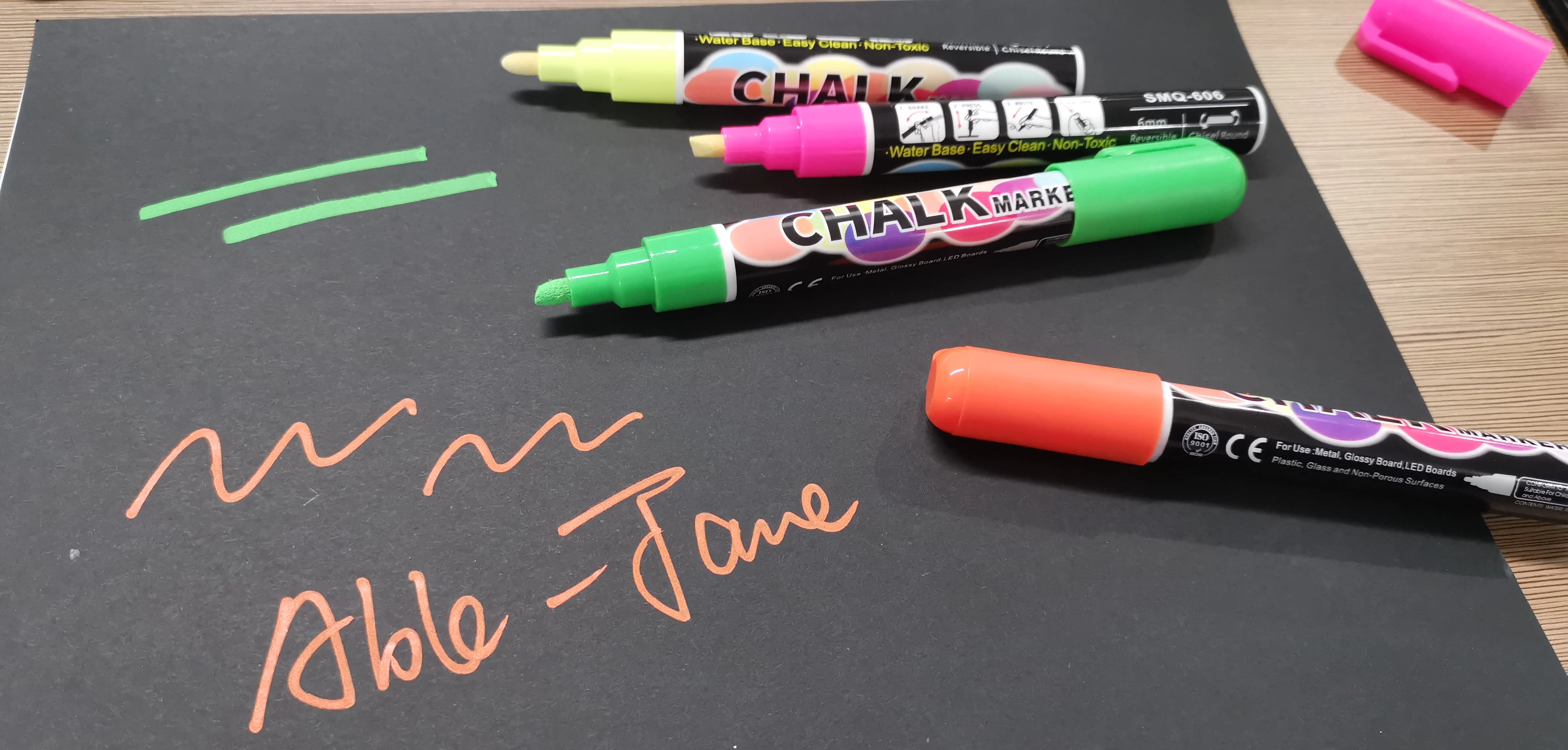 Low Cost 8 Pack 6mm Erasable Glass Marker Liquid Chalk Marker For
