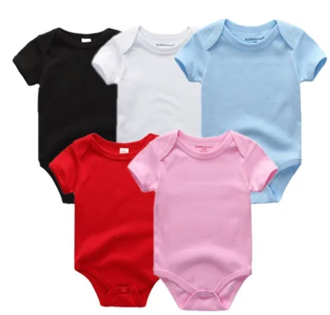 30 Colors  Custom  logo  Solid Plain Baby Romper Blank  Baby Onesie Baby Bodysuits  Clothing Clothes Jumpsuit Pajamas