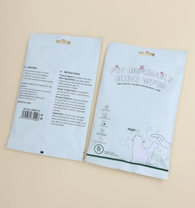 GSrenyu Pack Of 12 Pet Cleaning Gloves, Dog And Cat Cleaning Gloves