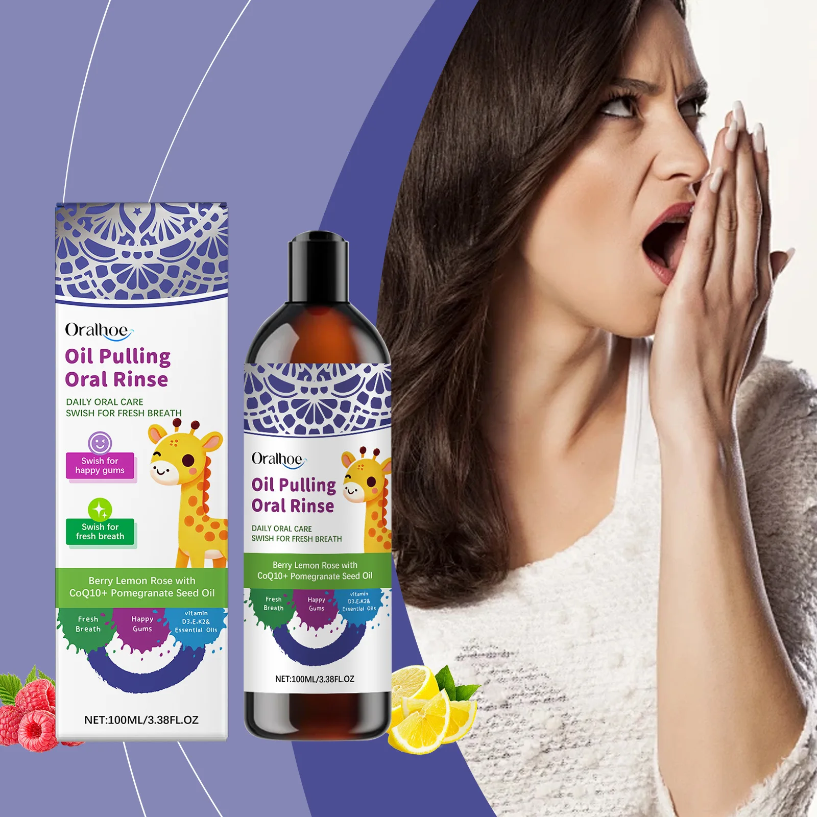 OEM гигиена полости рта чистящие пятна уход за зубами свежая жидкость для полоскания