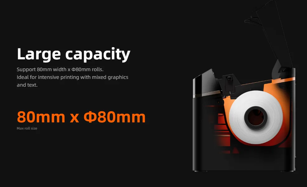 Sunmi POS 80mm Barcode Thermal Label Receipt Printer IP52 Waterproof Kitchen Cloud Thermal Printer