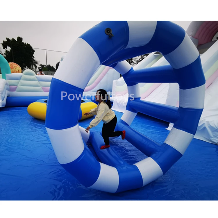 Aqua Park Inflatable Floating Hamster Rolling Wheel Water Games for Sale