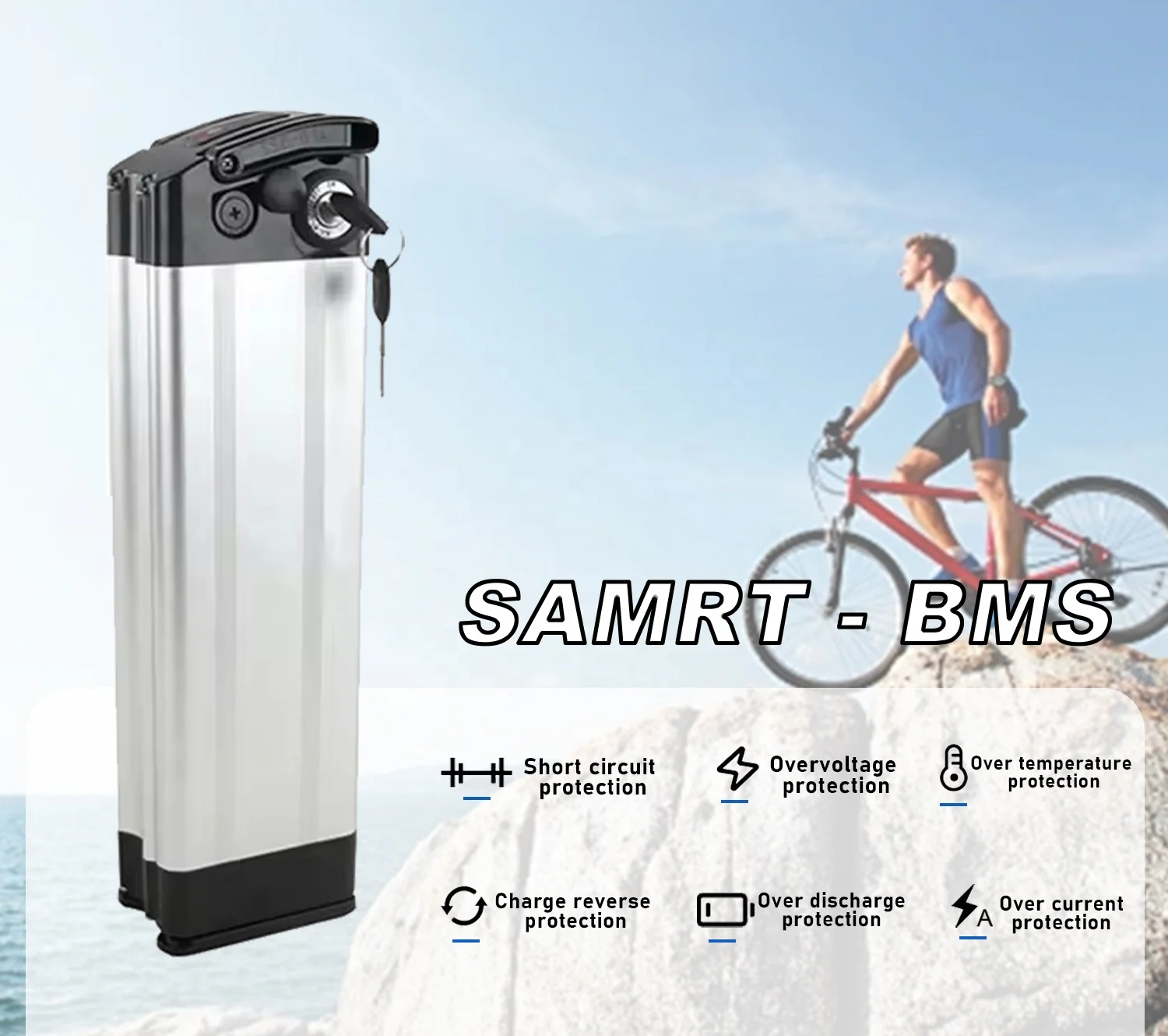 Electric Bike 36v 18ah Lithium Battery 36V 18H 80KM+ Mileage