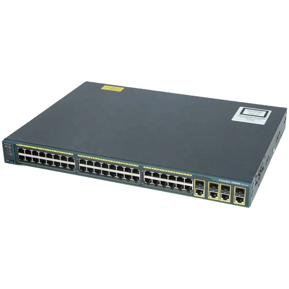 Model Number:WS-C2960G-48TC-L;Ports Qty:48 x 101001000 + 4 x combo Gigabi...