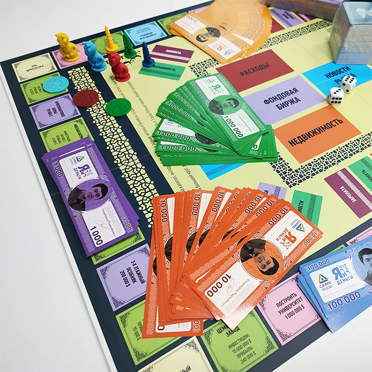 Custom French Card Game Printing Board Game with Box for Gambling