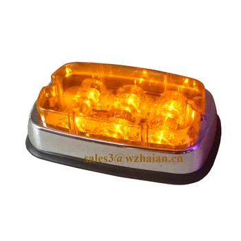 Warning Flashing Lights Ambulance Surface Mounted Strobe Side Marker Amber Led ambulance light