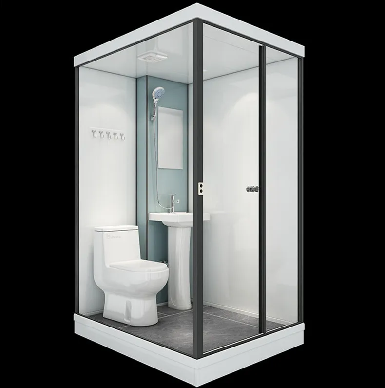 Portable Modular Bathroom Pod Unit Prefabricated Bathroom Pod Complete Shower Rooms Luxurious Integrated Bathroom Pod