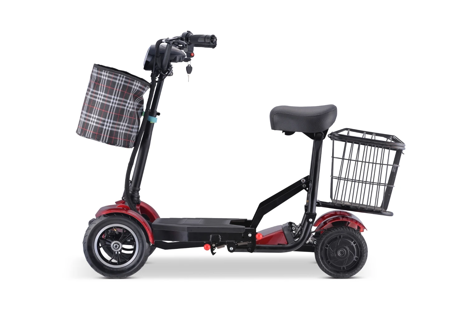 Elderly Electric Scooter Disabled Handicapped Travel 4 Wheels Folding