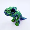 11.5cm blue-green hand-biting tyrannosaurus baby