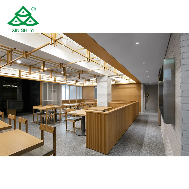 Simple and Economical Design Restaurant /KFC/buffet /student Canteen Furniture Tables Chairs Customization